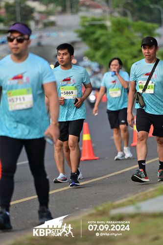 Race photo from KBP City Run 2024