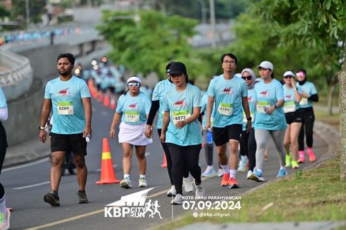 Race photo from KBP City Run 2024
