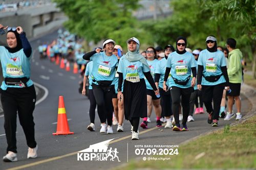Race photo from KBP City Run 2024