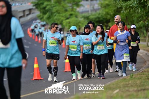 Race photo from KBP City Run 2024