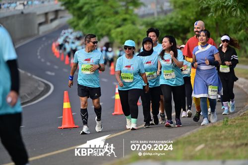 Race photo from KBP City Run 2024