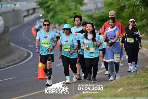 Race photo from KBP City Run 2024