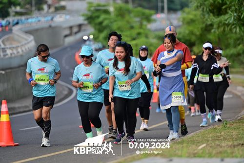 Race photo from KBP City Run 2024