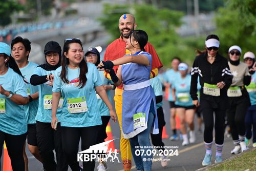 Race photo from KBP City Run 2024