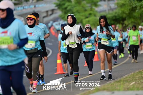 Race photo from KBP City Run 2024