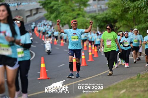 Race photo from KBP City Run 2024