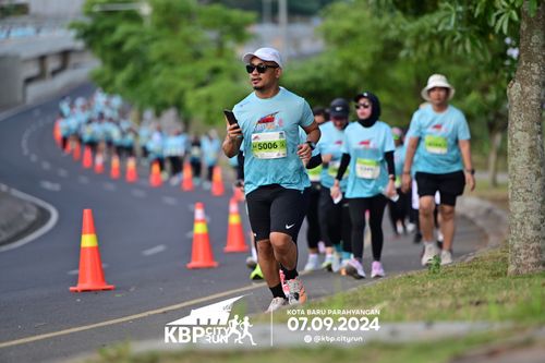 Race photo from KBP City Run 2024