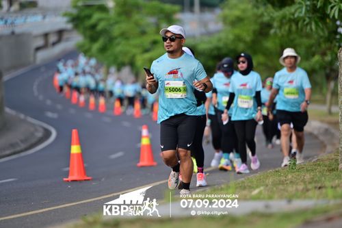 Race photo from KBP City Run 2024