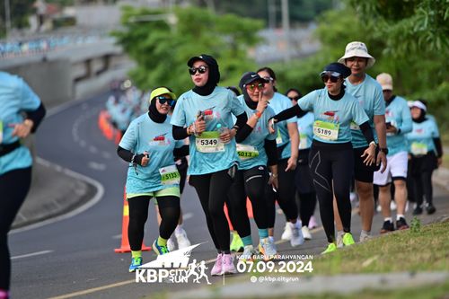 Race photo from KBP City Run 2024
