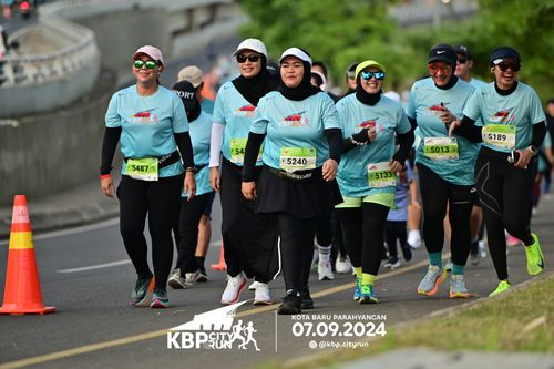 Race photo from KBP City Run 2024
