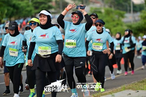 Race photo from KBP City Run 2024