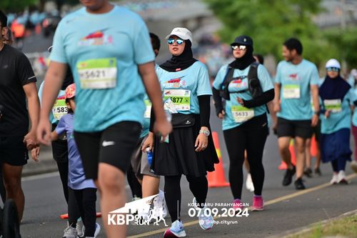 Race photo from KBP City Run 2024