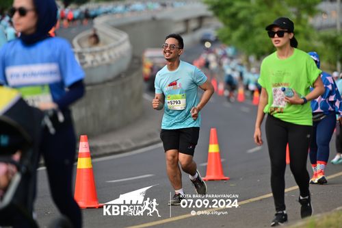 Race photo from KBP City Run 2024