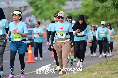 Race photo from KBP City Run 2024