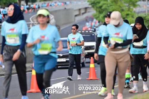 Race photo from KBP City Run 2024