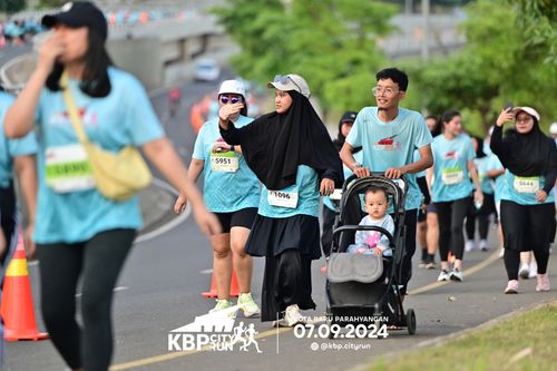 Race photo from KBP City Run 2024