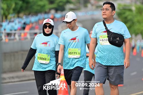 Race photo from KBP City Run 2024