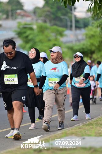 Race photo from KBP City Run 2024