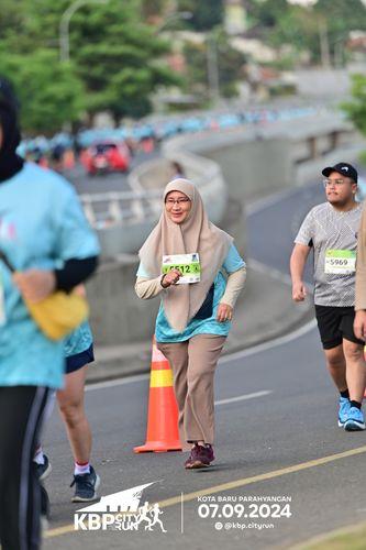 Race photo from KBP City Run 2024