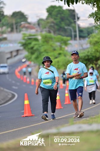 Race photo from KBP City Run 2024
