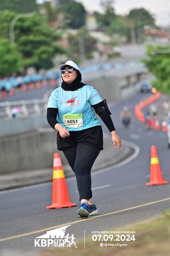 Race photo from KBP City Run 2024