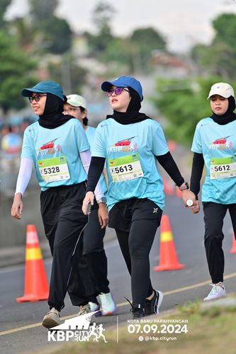 Race photo from KBP City Run 2024