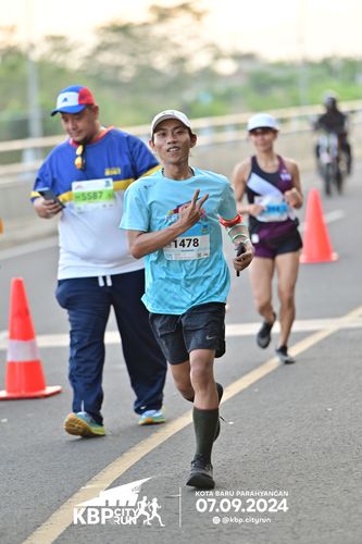 Race photo from KBP City Run 2024