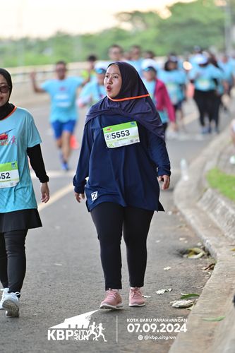 Race photo from KBP City Run 2024