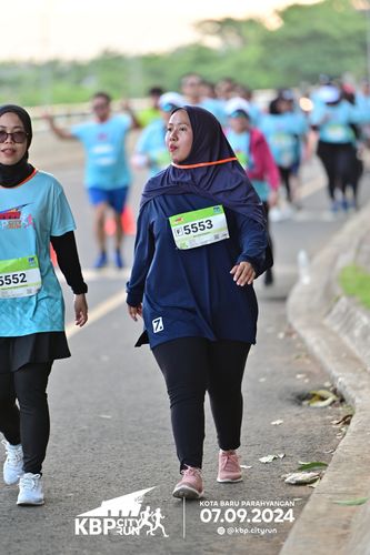 Race photo from KBP City Run 2024
