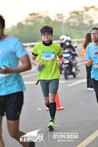 Race photo from KBP City Run 2024