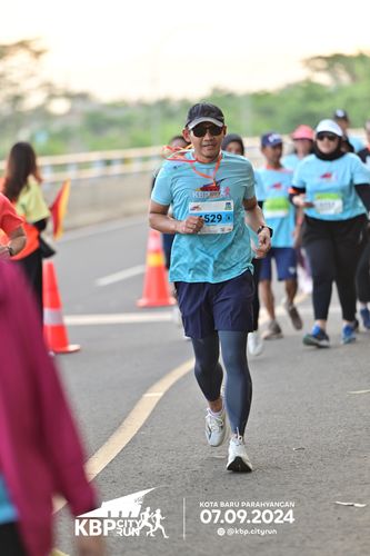 Race photo from KBP City Run 2024