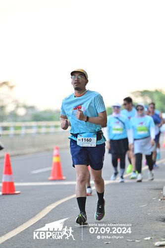 Race photo from KBP City Run 2024