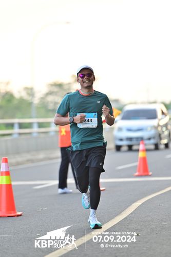 Race photo from KBP City Run 2024
