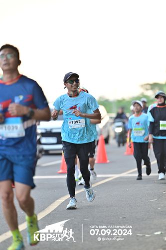 Race photo from KBP City Run 2024