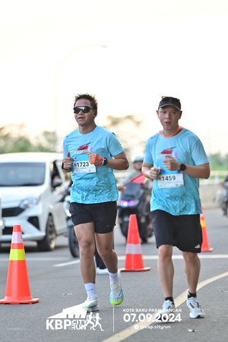 Race photo from KBP City Run 2024
