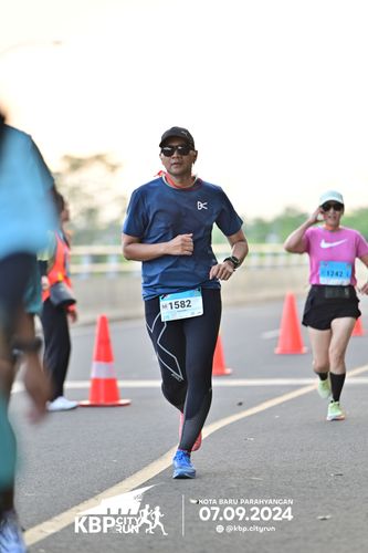 Race photo from KBP City Run 2024