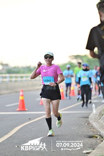 Race photo from KBP City Run 2024