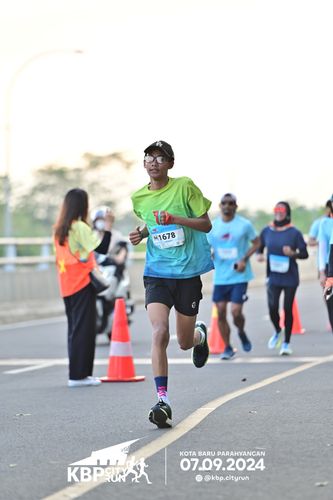 Race photo from KBP City Run 2024