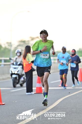 Race photo from KBP City Run 2024