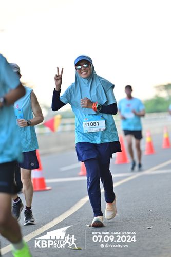 Race photo from KBP City Run 2024