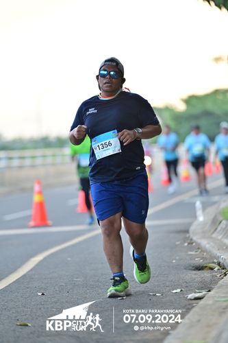 Race photo from KBP City Run 2024