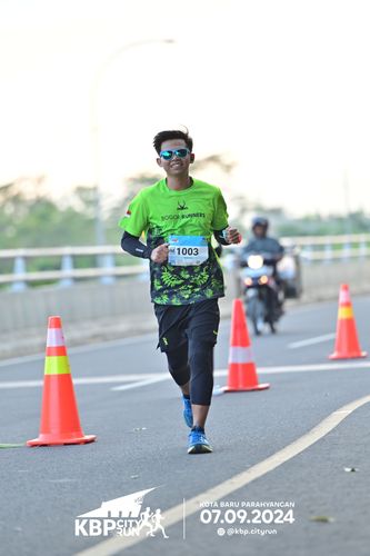 Race photo from KBP City Run 2024