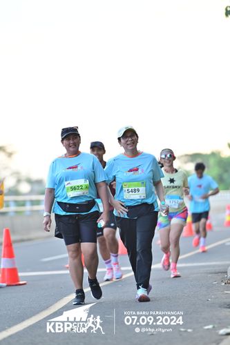 Race photo from KBP City Run 2024