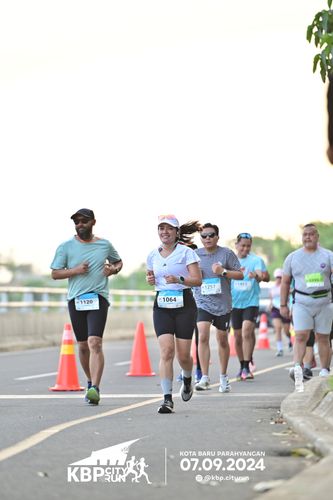 Race photo from KBP City Run 2024