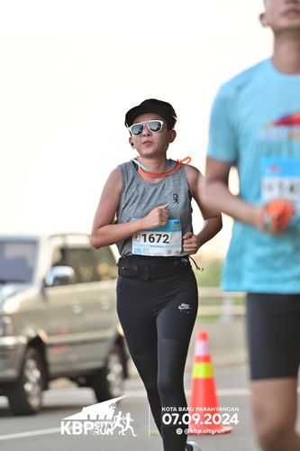 Race photo from KBP City Run 2024