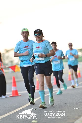 Race photo from KBP City Run 2024
