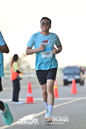 Race photo from KBP City Run 2024