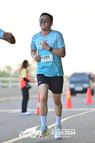 Race photo from KBP City Run 2024