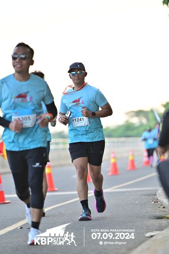 Race photo from KBP City Run 2024