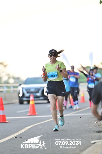 Race photo from KBP City Run 2024